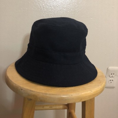 Urban Outfitters BDG wool felt bucket hat navy black topshop zara cap  eb-18996235